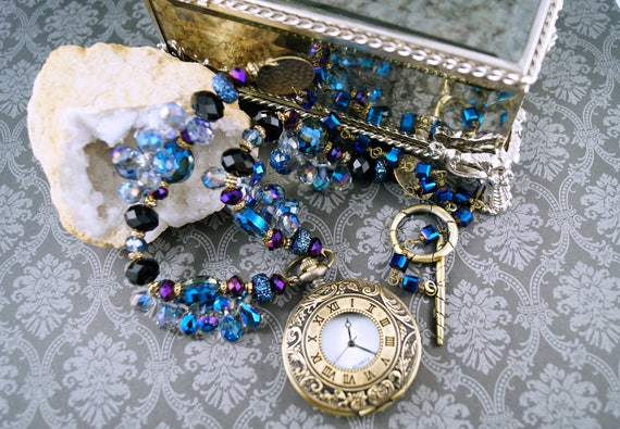 Bold Statement Pocket Watch Necklace