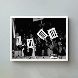 10 av 10 Glamorösa Nattposters | Svartvitt fotografi | Vintage Mode Väggkonst | Retro Lyxig Livsstilsinredning