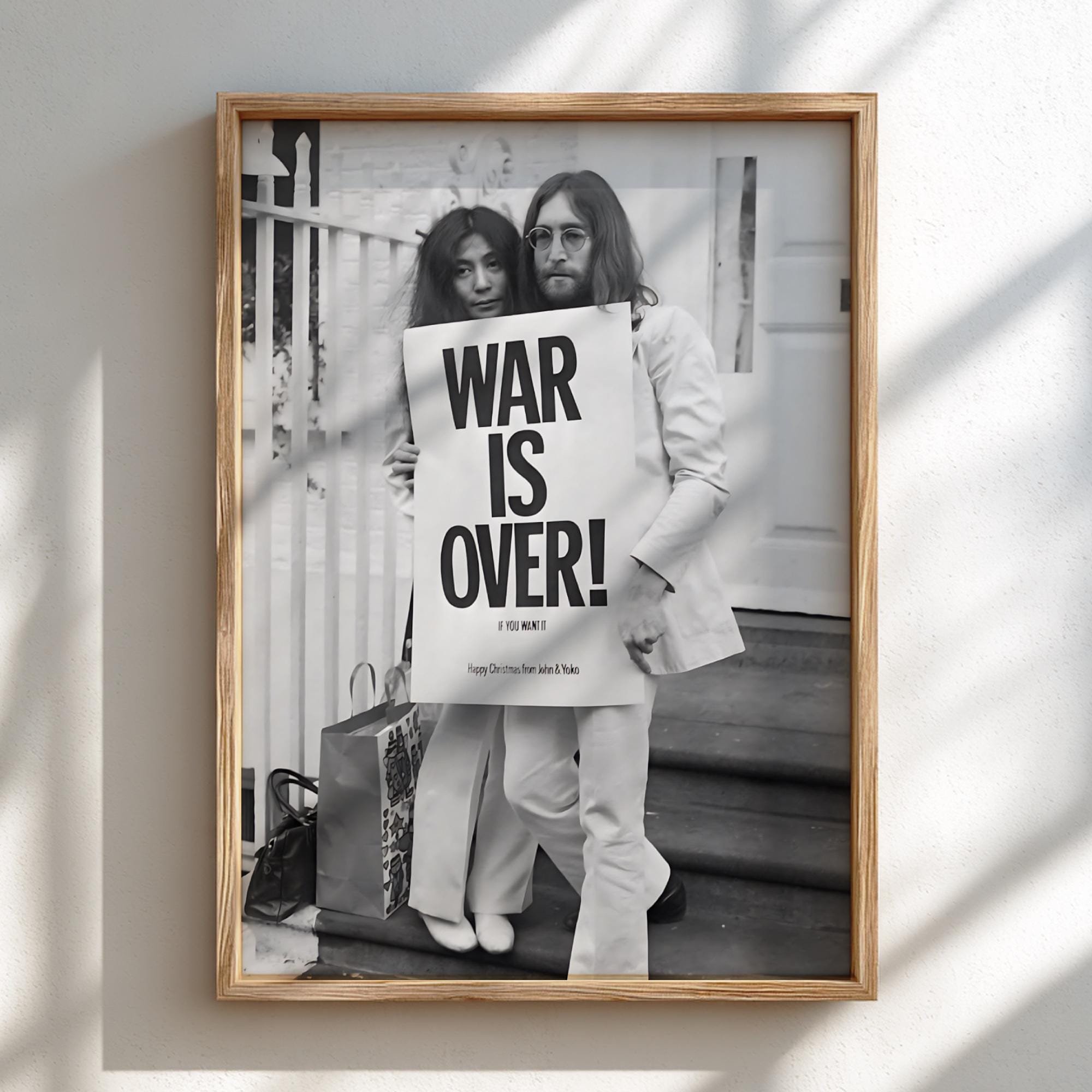 John Lennon War is Over Poster - Etsy