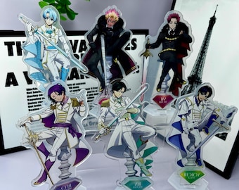 Blue Lock Anime Acrylic Stand: Isagi Yoichi, Bachira Meguru - 5.9" Figure