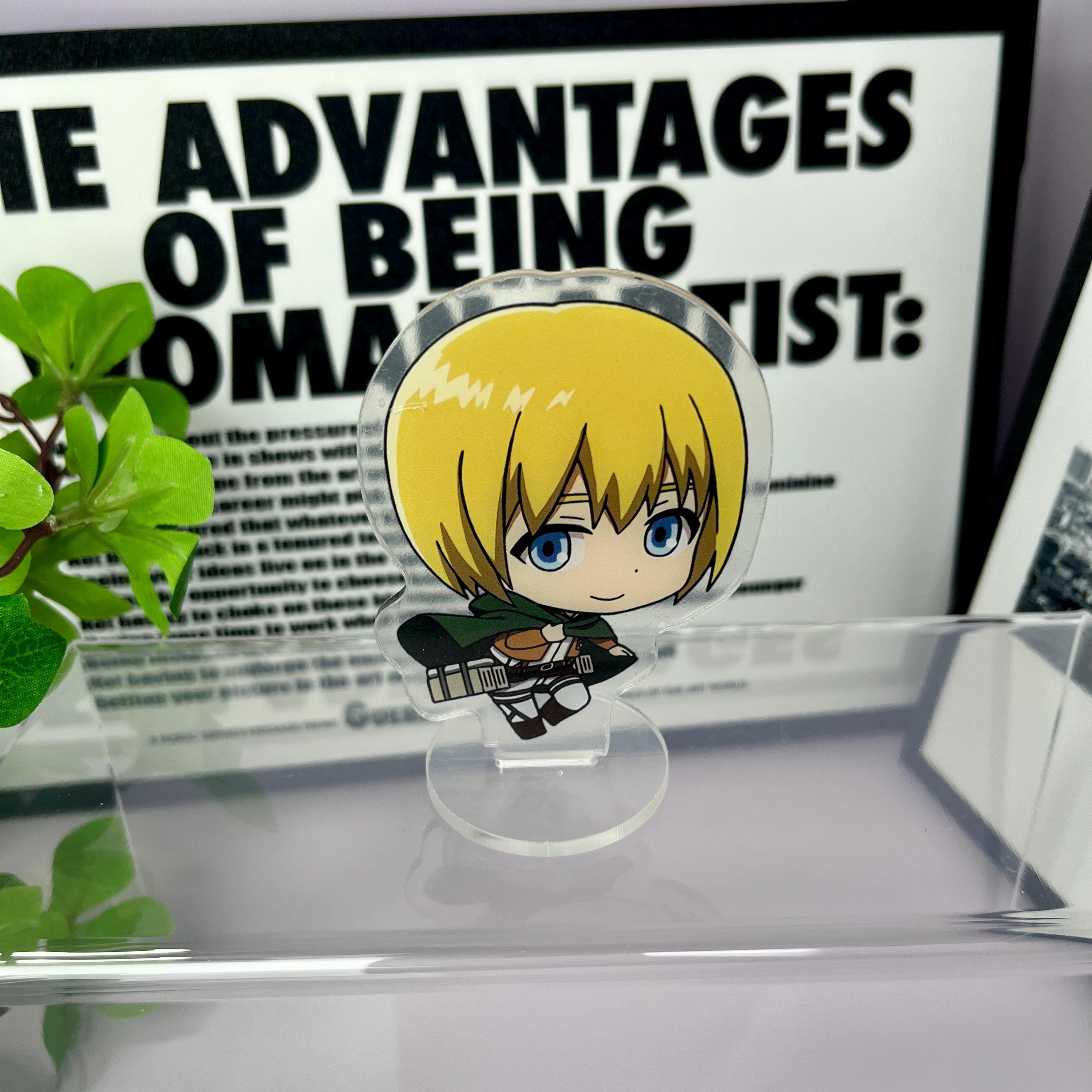 進撃の巨人 アクリルフィギュアスタンド エレン、リヴァイ、ハンジ 