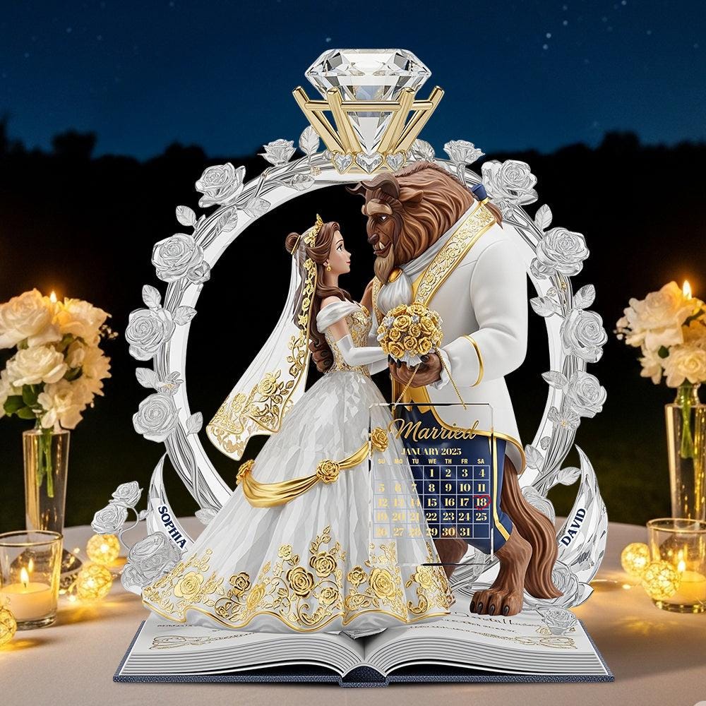Beauty and the Beast Lenox - Etsy