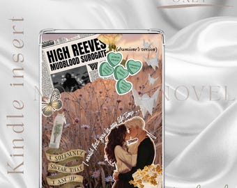 Dramione Inspired | Dark Fantasy Romance Inspired | Dark Aesthetic Kindle Insert | Kindle |Printable | Clear Case Insert | Digital download
