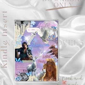 Romantasy | Throne of Glass & Quicksilver Inspired | Aesthetic Kindle Insert | Kindle |Printable | Clear Case Insert | Digital download