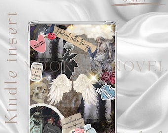 Dark Gothic Fantasy Romance Inspired | Dark Aesthetic Kindle Insert | Kindle |Printable | Clear Case Insert | Digital download