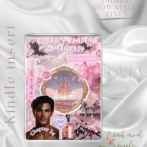 Romantasy Sarah J Maas Inspired | ACOTAR Aesthetic Kindle Insert | Kindle |Printable | Clear Case Insert | Digital download