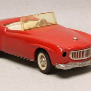 Vintage German Schuco Rollywox 1080 Wind-Up Tinplate Toy Car | Classic Retro Collectable Model with Mechanical Movement