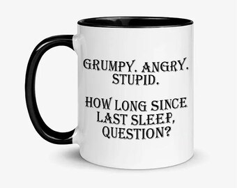 Grumpy Angry Stupid Mug Rocky Quote Project Hail Mary Sci Fi Book Mug