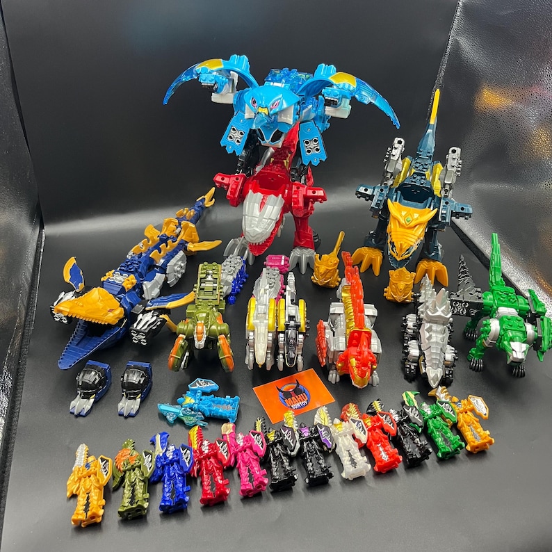 Dino Fury Megazord Version Japan | Mosa Razor Zordptera | Freeze Zord ...
