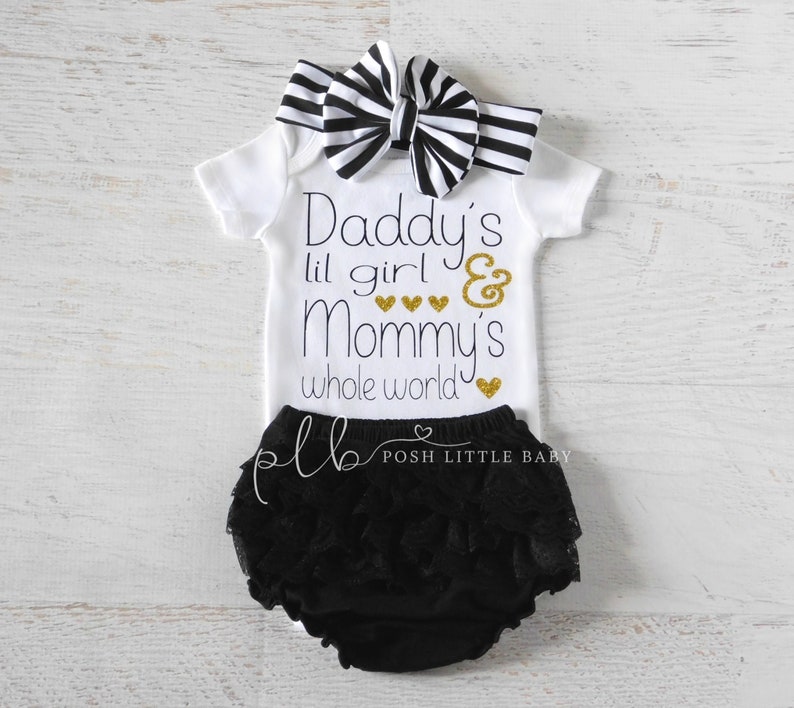daddy little girl newborn clothes