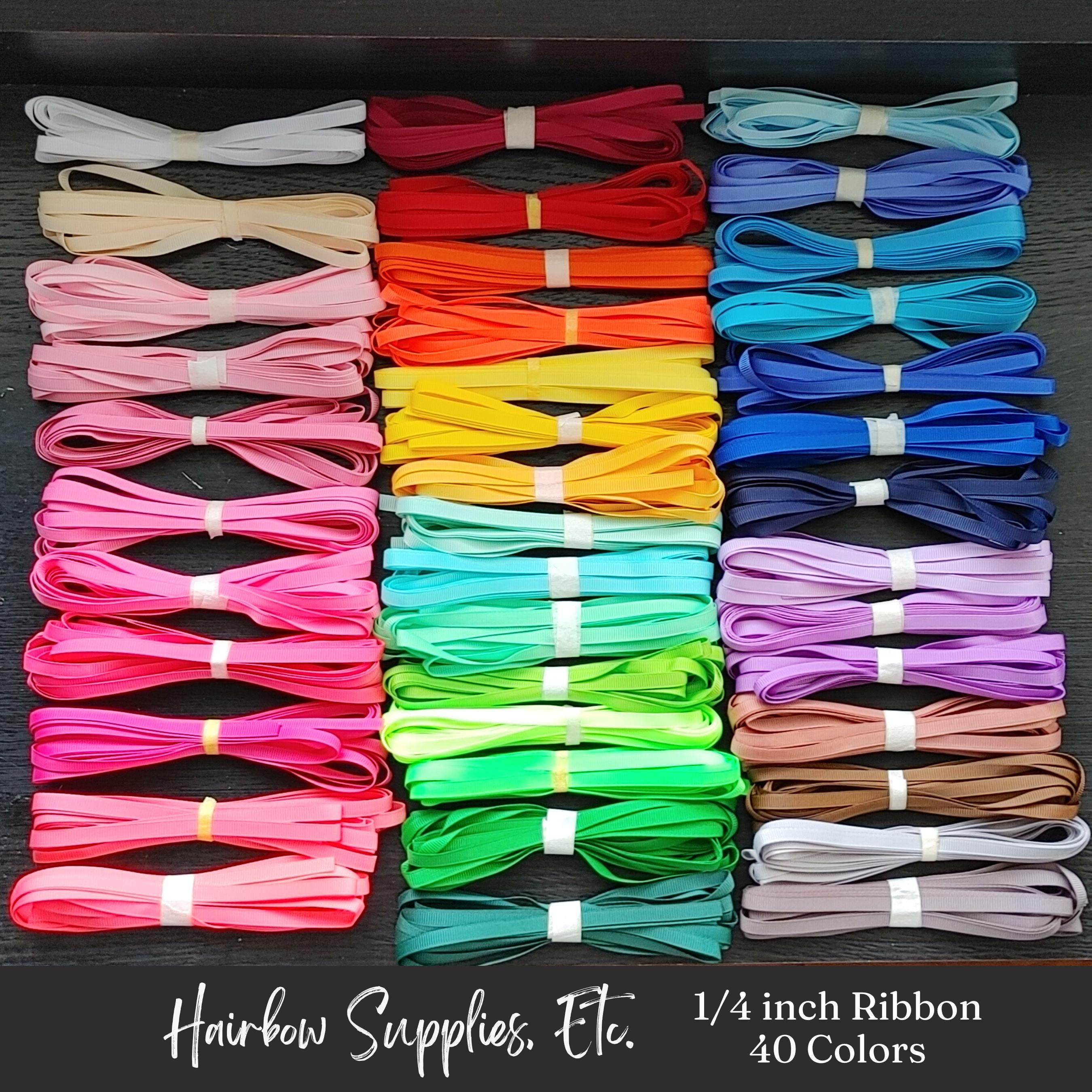 Grosgrain Ribbon, 1/4 Inch Ribbon Grosgrain Ribbon Trim, 1 4 Inch Bow ...