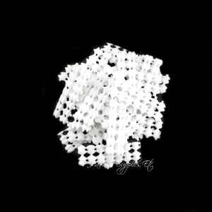 100 White Non Slip Grips for Alligator Clips & Hair Bows