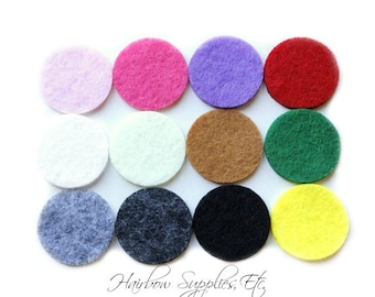 Felt Circles 1 inch wide - Variety Pack - Die Cut Circles, Pre Cut Felt, Felt Backing, Craft Felt, Flower Back, Craft Felt Circles