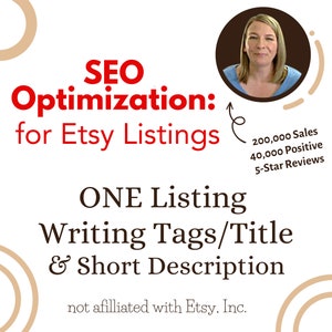 Etsy SEO Optimization, Etsy SEO Help, Etsy Seo Keywords, Etsy Seo Listing, Seo Services, Seo Help, Seo Audit, Seo Guide Etsy Seo and Keyword image 1