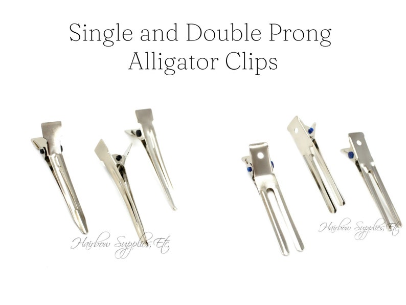 Alligator Clip, Single Prong Alligator Clips 1-3/4 inches, Alligator Hair Clips for Hair Bows Clips, Metal Hair Hardware, Hair Bow Supplies image 3