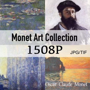 Monet Art Collection: 1500+ HD Impressionist Masterpieces (Digital Download