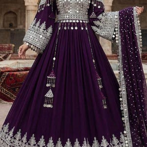 Purple Afghani Dress - Etsy