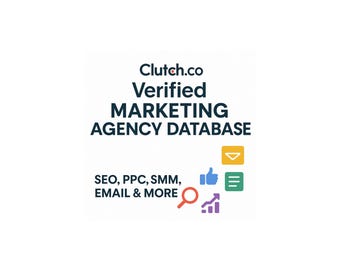 Base de datos de agencias de marketing / Más de 194.000 contactos comerciales verificados (descarga digital)