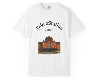 Tokyo Station T-Shirt - Japan Travel Shirt - Japanese Architecture Tee - Gift for Japan Lovers & Travelers