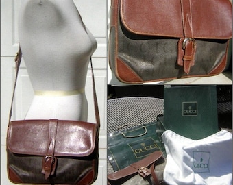 Vintage GUCCI Shoulder Bag With Original Box / Dust Bag