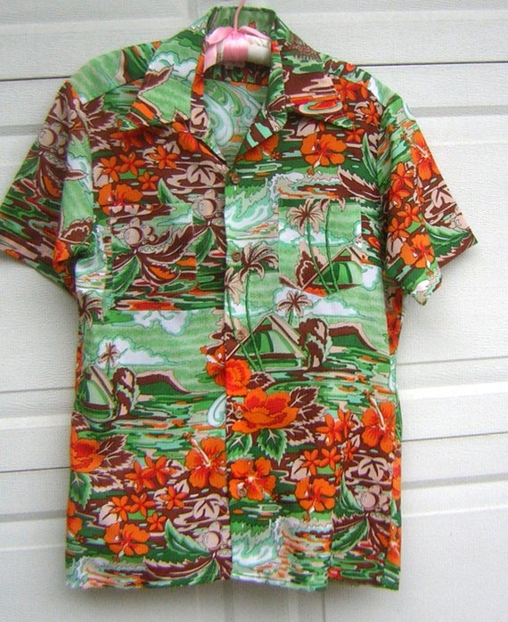 Vintage 70s Aloha Shirt - Peter Maxx inspired Hawa