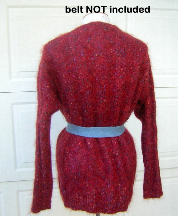 Vintage 90s Mohair Sweater - Long Tunic Length - … - image 5