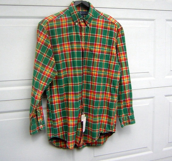 Vintage Ralph Lauren Plaid Shirt DEADSTOCK / Never Worn With