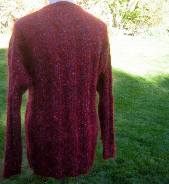 Vintage 90s Mohair Sweater - Long Tunic Length - … - image 8