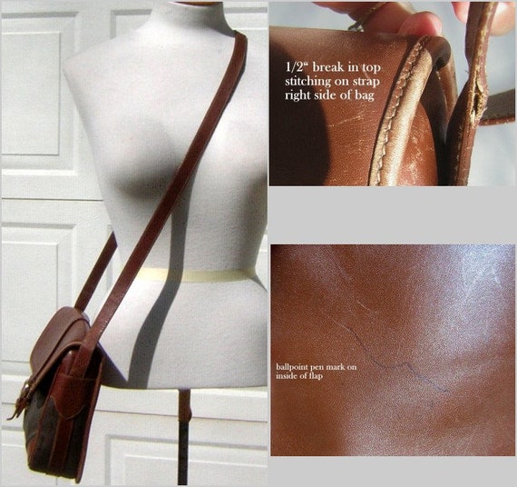 Vintage GUCCI Shoulder Bag with Original Box / Du… - image 8