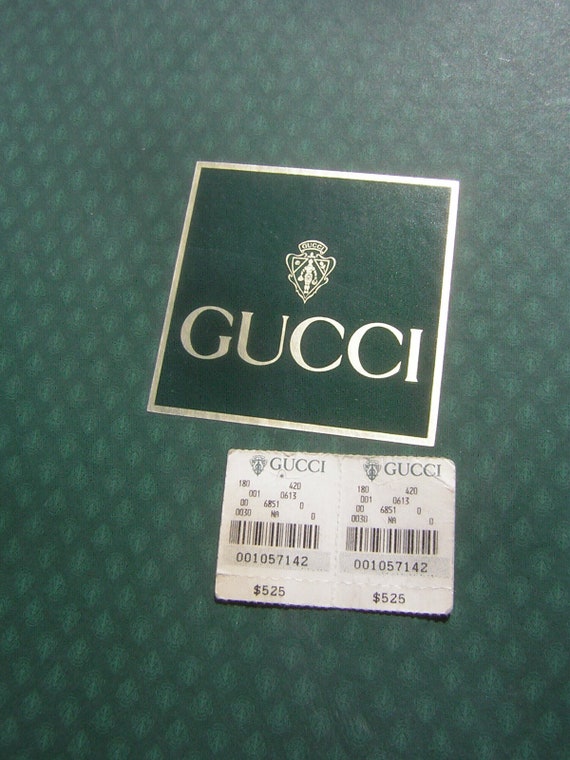 Vintage GUCCI Shoulder Bag with Original Box / Du… - image 3