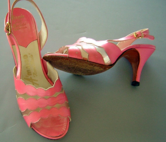 Pink vintage best sale heels