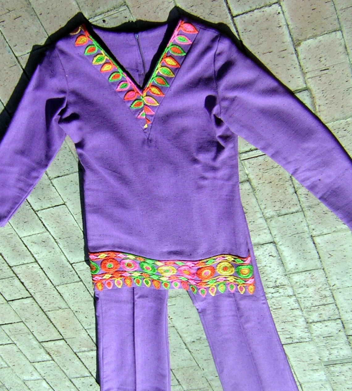 60s womens pant suit