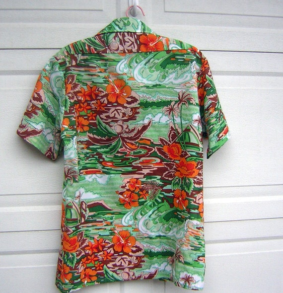 Vintage 70s Aloha Shirt - Peter Maxx inspired Haw… - image 6