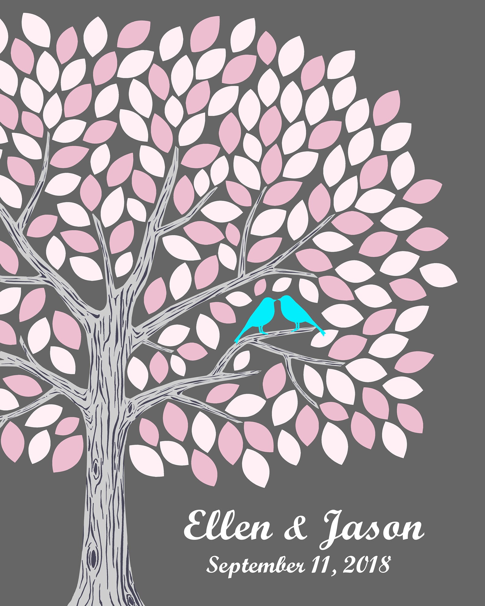 Personalized Wedding Guest Book Ideas Wedding Tree Guestbook Etsy