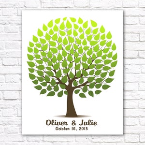 Unique Wedding Guest Book Alternative, Wedding Tree Guest Book Personalized Guest Book Sign Poster PRINTABLE Guestbook Ideas  Gift for Bride