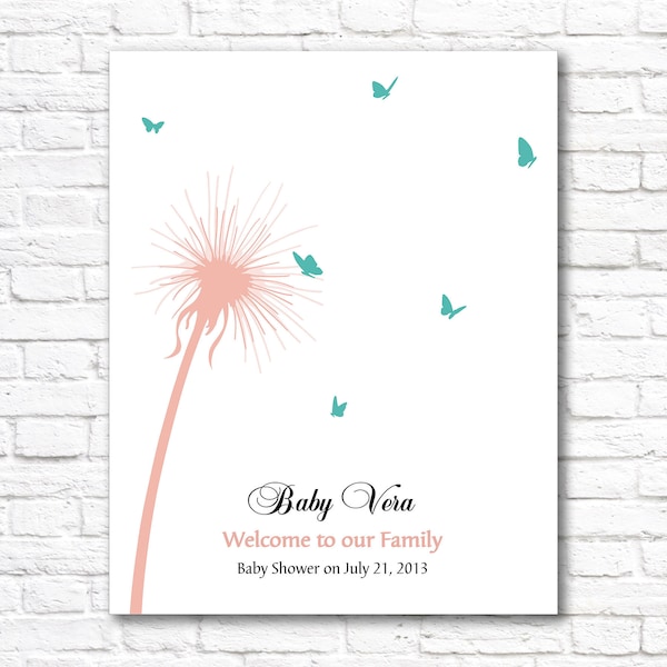 Butterfly Guest Book Etsy