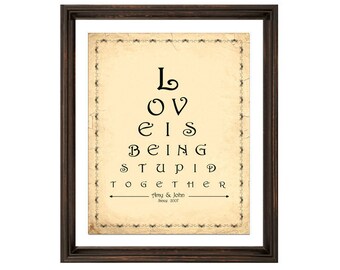 Printable Custom Eye Chart - Etsy
