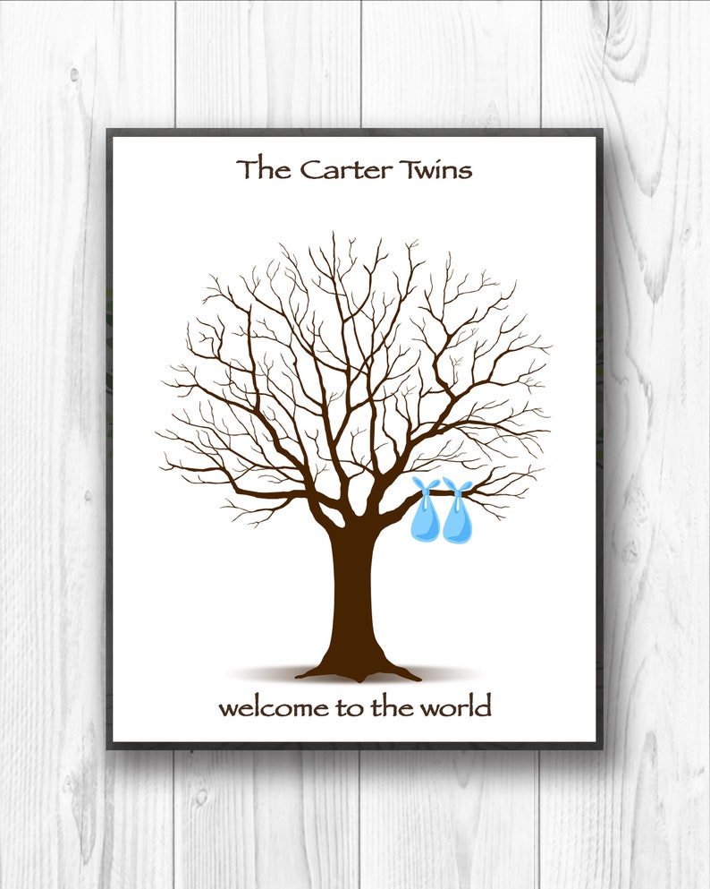 Twins Baby Shower Guest Book Fingerprint Tree Baby Shower For Twins Alternative Baby Shower Guestbook For Twin Babies Digital Printable Jpeg Twins Baby Shower Guest Book Fingerprint Tree Baby Shower For Twins Alternative Baby Shower Guestbook For Twin Babies Digital Printable Jpeg