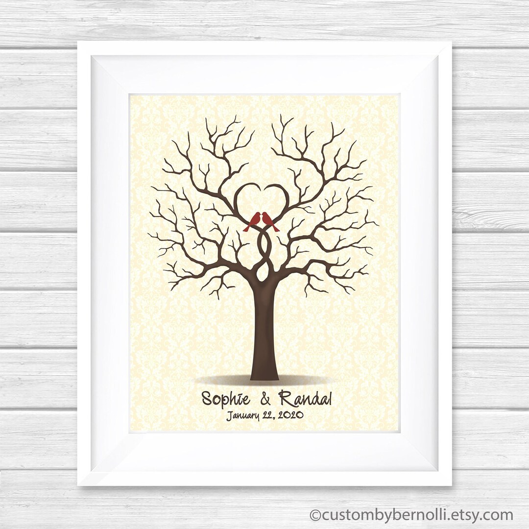 Personalized Wedding Guest Book Alternative Wall Art Printable