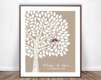 Wedding Guest Book Alternative Custom Guest Book Wedding Tree Guest Book PRINTABLE Wedding Guestbook Wedding Guest Book Ideas Gift for Bride