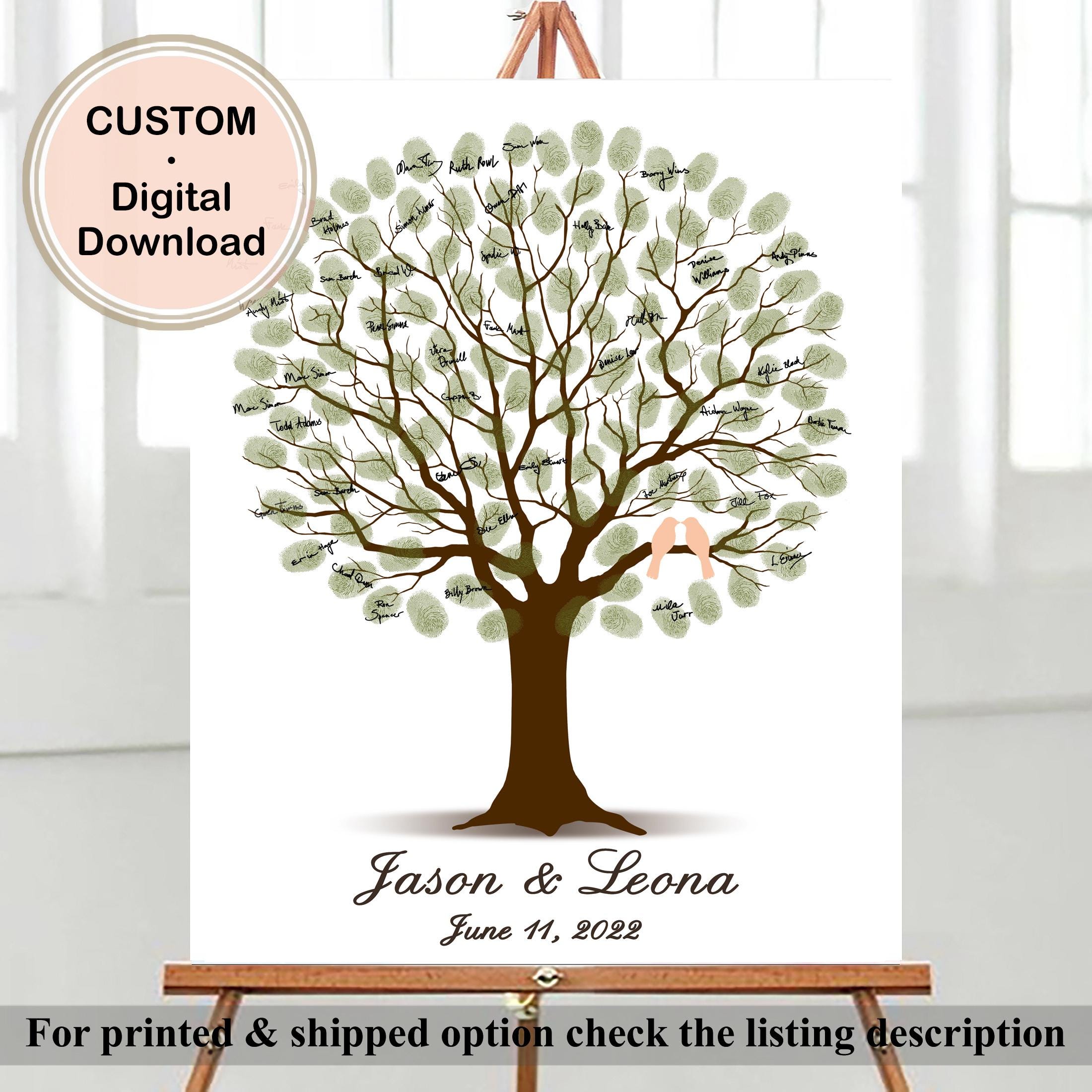 Personalized Wedding Guest Book Alternative