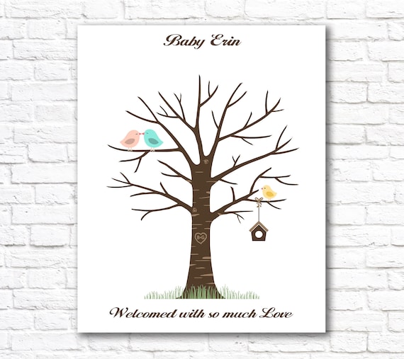 printable fingerprint tree