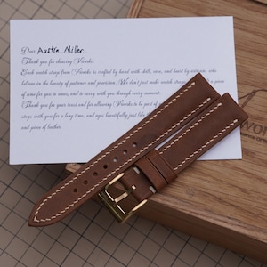 waxed cowhide watch straps, handmade watch straps , custome watch straps 16mm, 17mm, 18mm, 19mm, 20mm...
