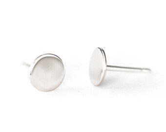 Back to Basics-Circle Earrings in Silver