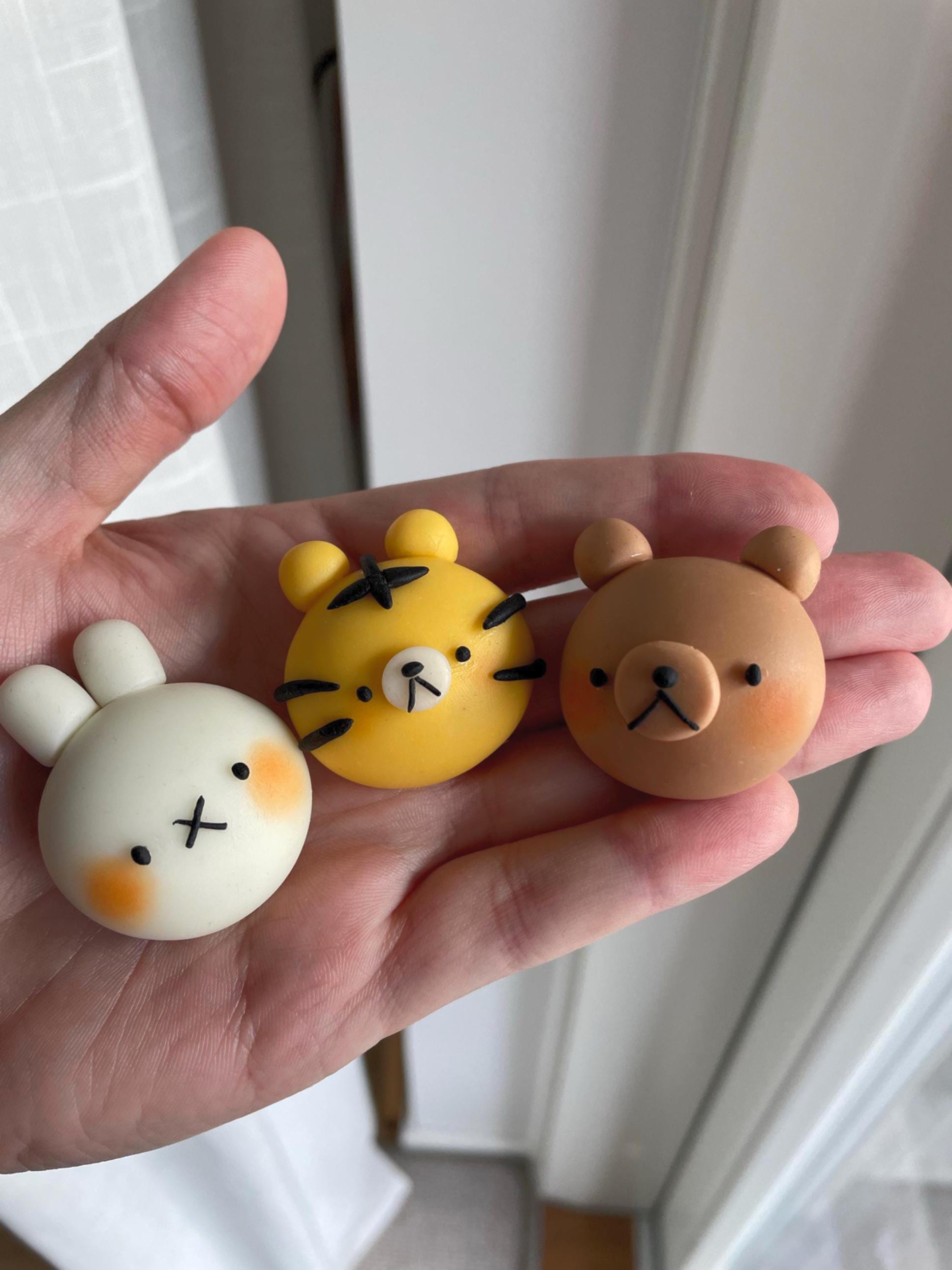 Cute Animal Pals Handmade Clay Fridge Magnets - Etsy