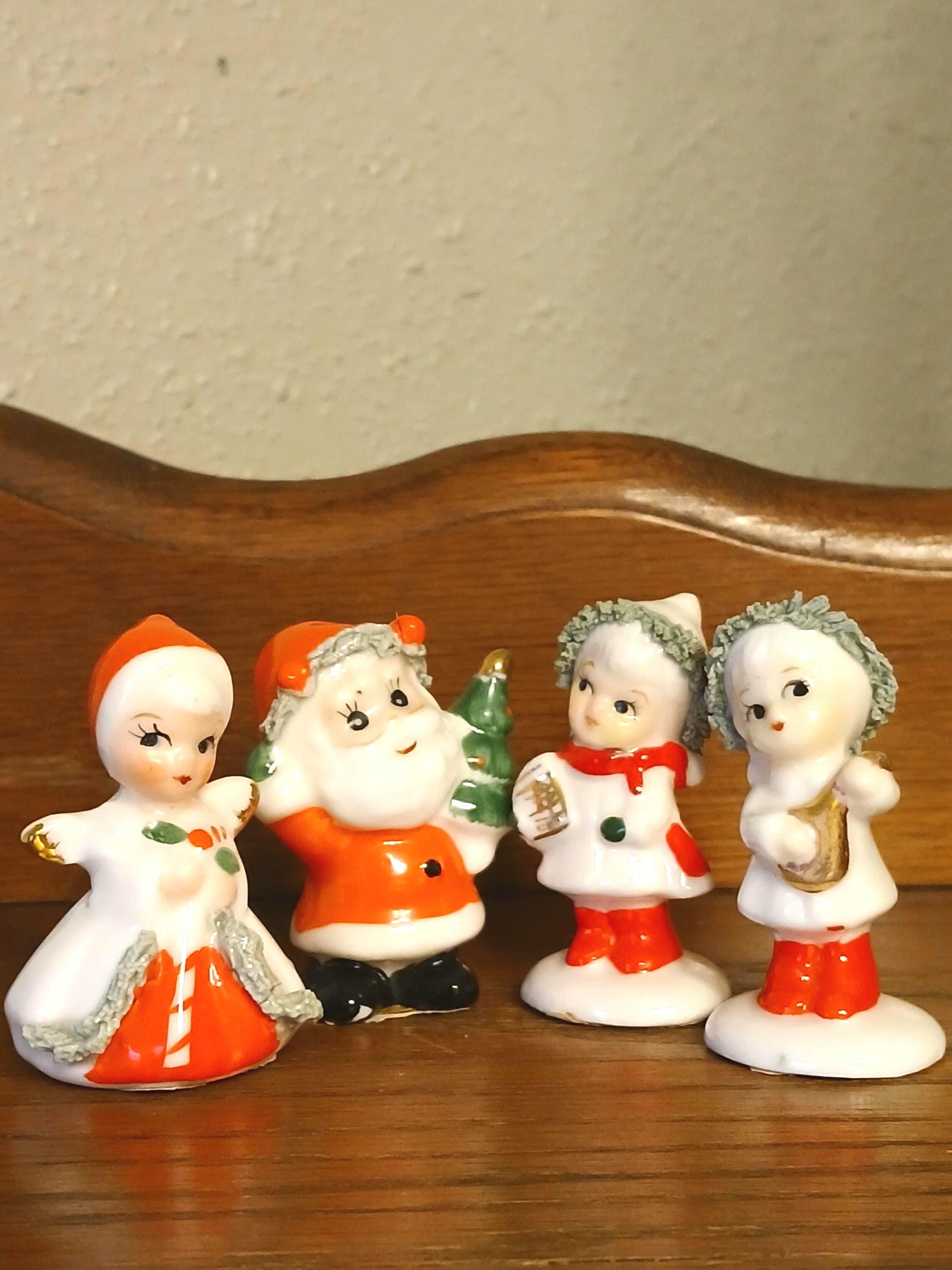 ヴィンテージ　ナプコ社　クリスマスフィギュア　陶器製 Napco Christmas Figurines - Etsy