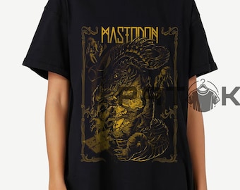 Mastodon T Shirt, Retro Heavy Metal Band Music Merch Shirt, Sweatshirts Hoodie