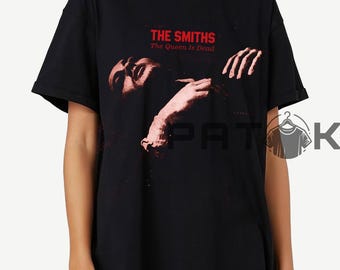 Camiseta de The Smiths "La Reina Está Muerta", merchandising de una banda de rock, camiseta unisex informal retro