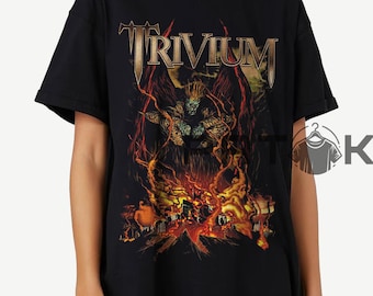 Vintage TRIVIUM American Heavy Metal Band T-shirt - Etsy