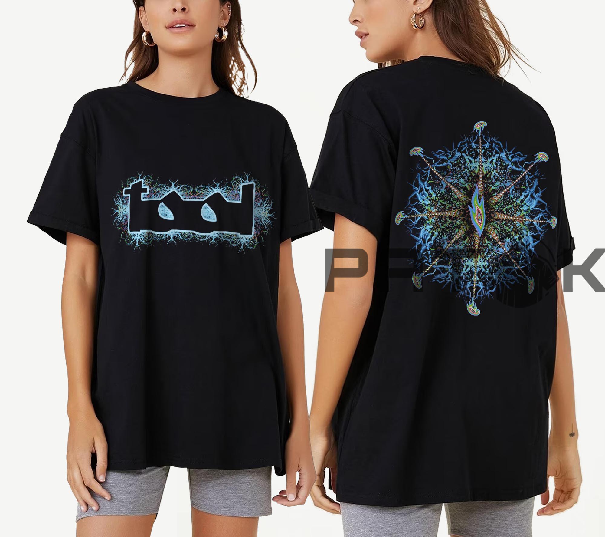 Tool Flame Spiral T-shirt zwart XL 100% katoen Band merch, Bands Tool Flame Spiral T-shirt zwart XL 100% katoen Band merch, Bands